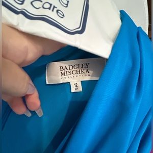 BADGLEY MISCHKA ELECTRIC BLUE DRESS